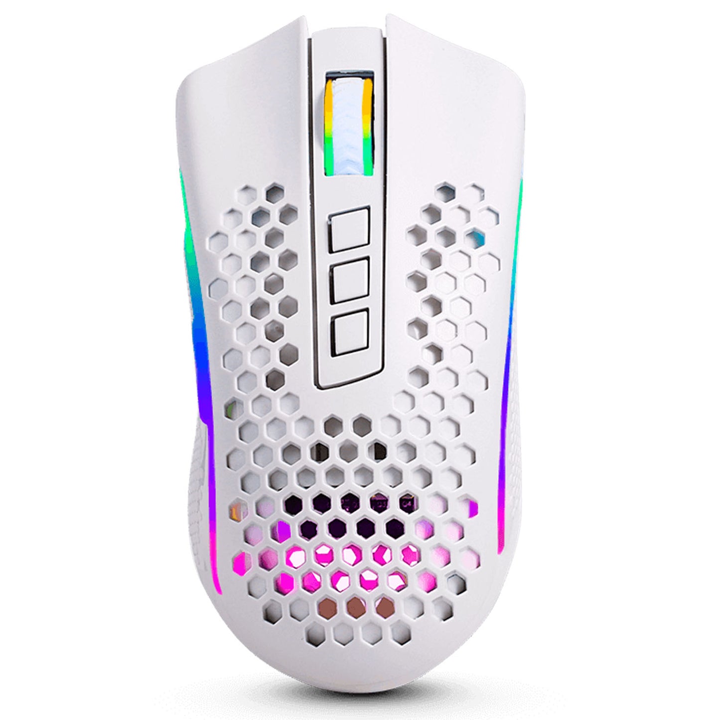 Mouse Gamer Redragon Storm Pro M808W-KS Blanco Inalambrico