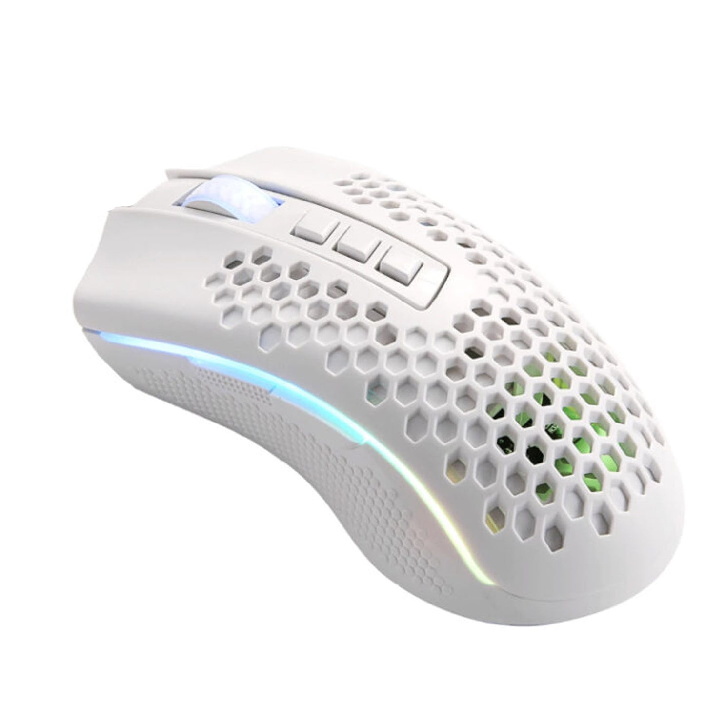 Mouse Gamer Redragon Storm Pro M808W-KS Blanco Inalambrico