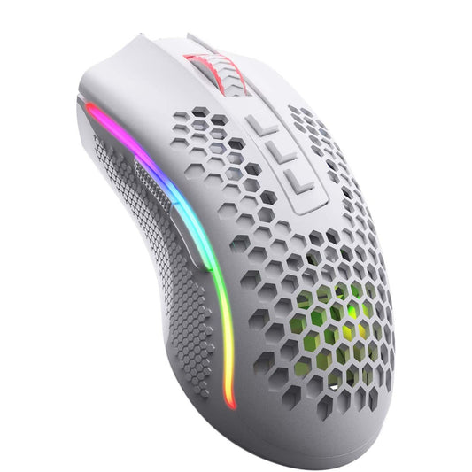 Mouse Gamer Redragon Storm Pro M808W-KS Blanco Inalambrico