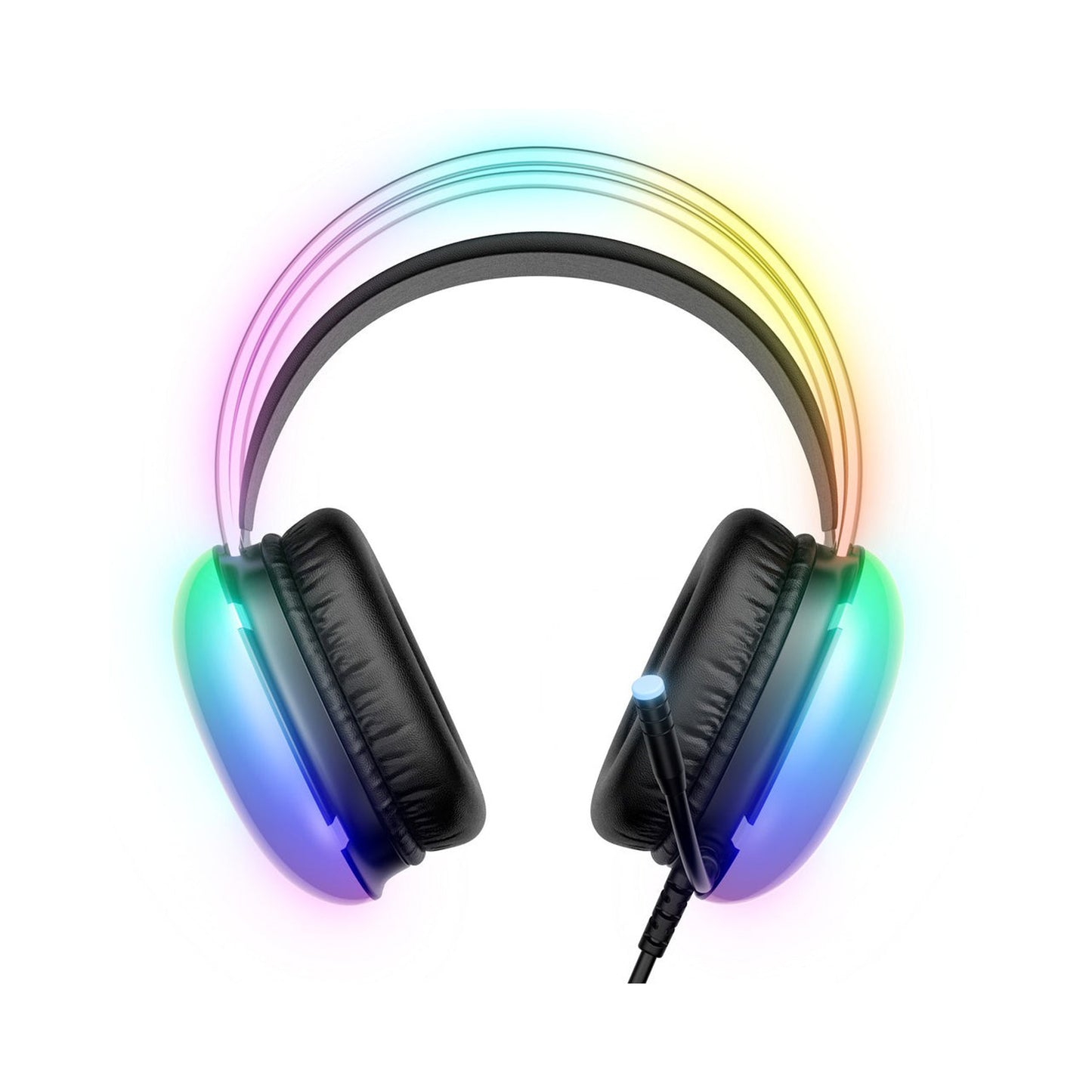 Audifono Gamer Onikuma X25 Rgb Black 3.5 + Usb Para Luces