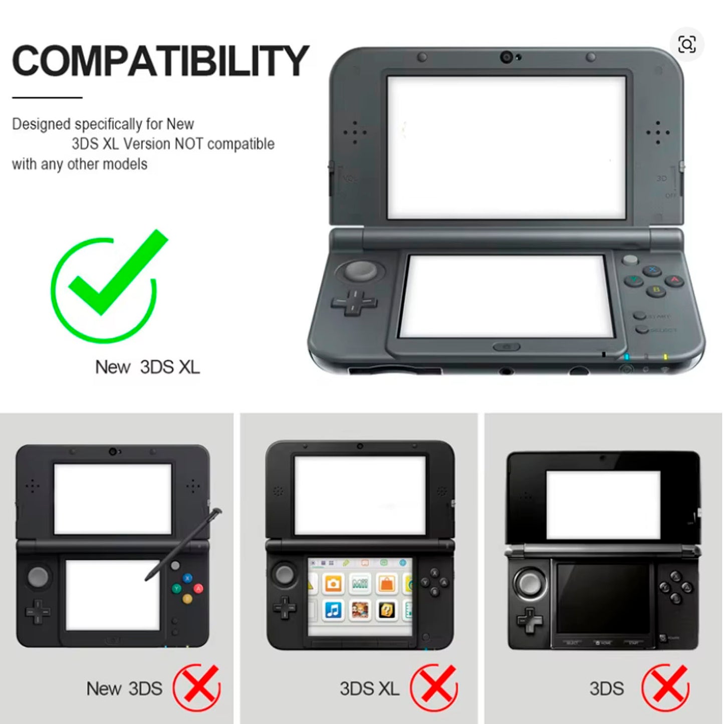 Acrilico Protector Para Consolas New 3DS XL