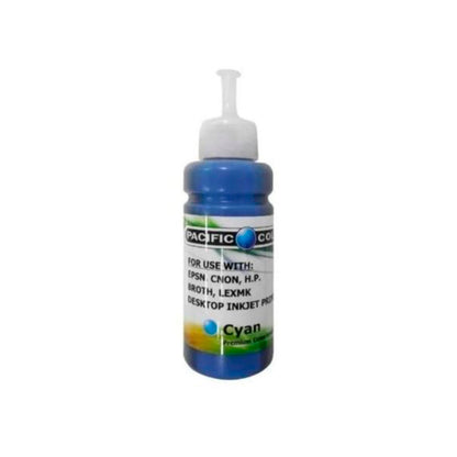 Tinta Para Recarga de Impresoras 100ml Premiun Cyan