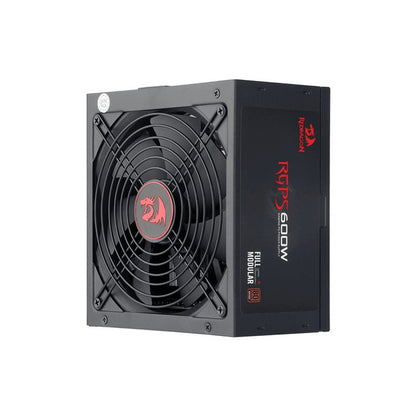 Fuente De Poder Redragon 600w 80Plus Bronze Full Modular