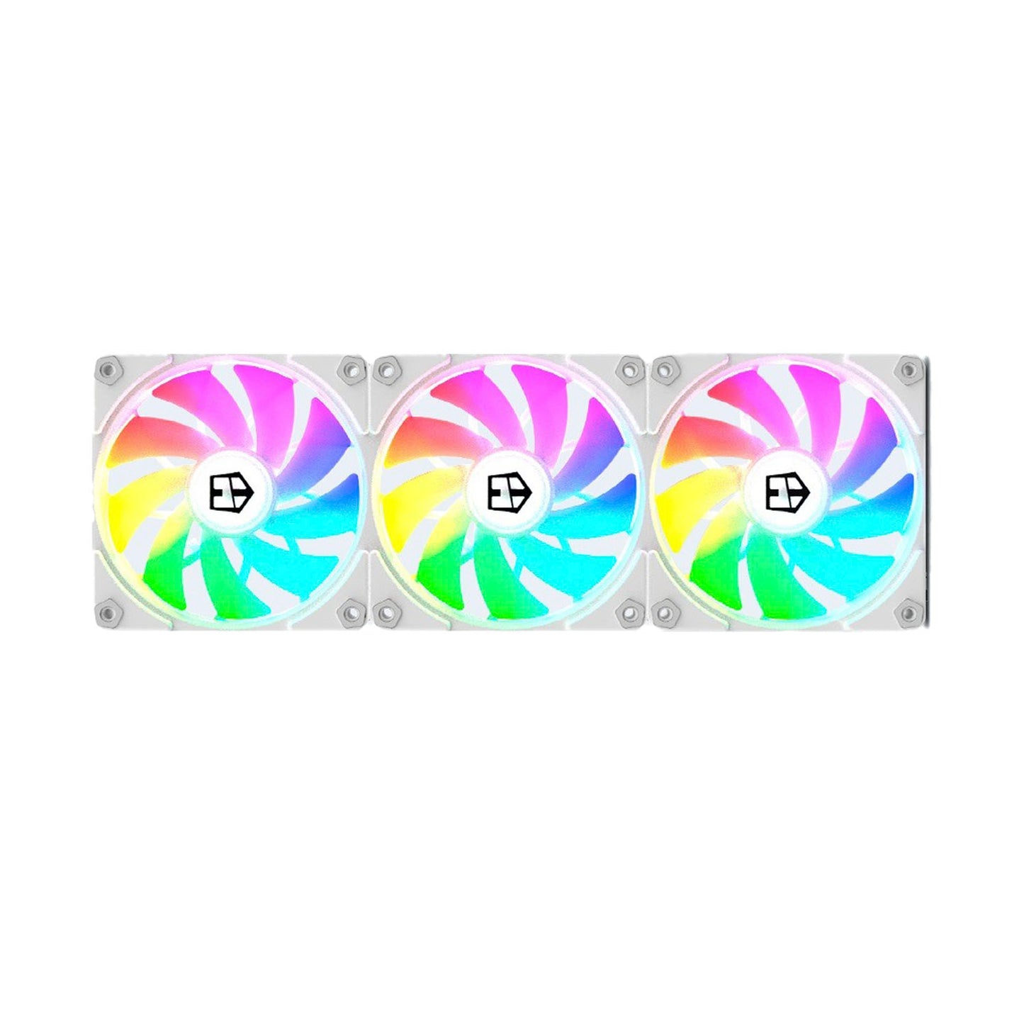 Pack 3 ventiladores Easy Link Argb White Nox Hummer