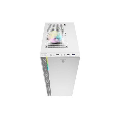 Gabinete Gamer Morpheus 8010-W White incluye 4 Fan Rgb