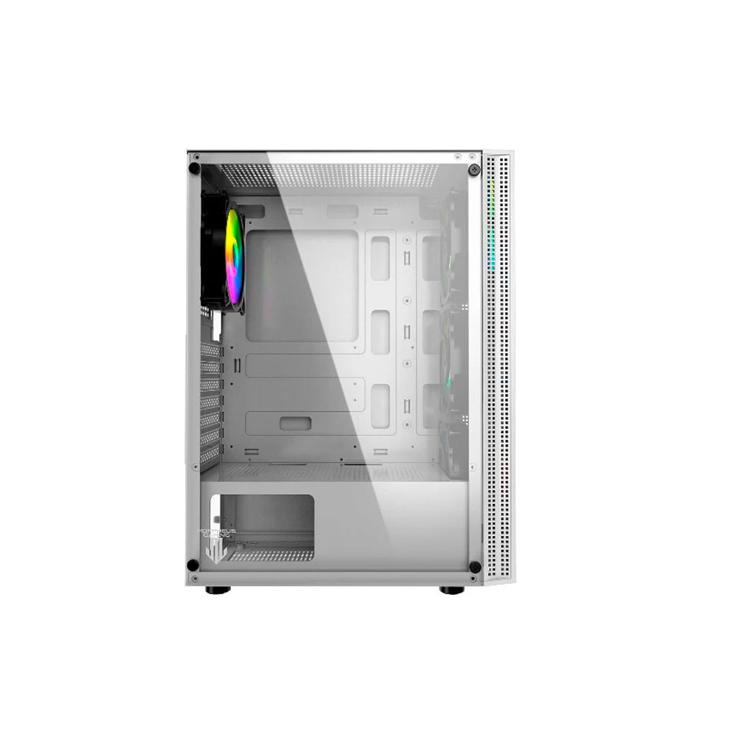 Gabinete Gamer Morpheus 8010-W White incluye 4 Fan Rgb