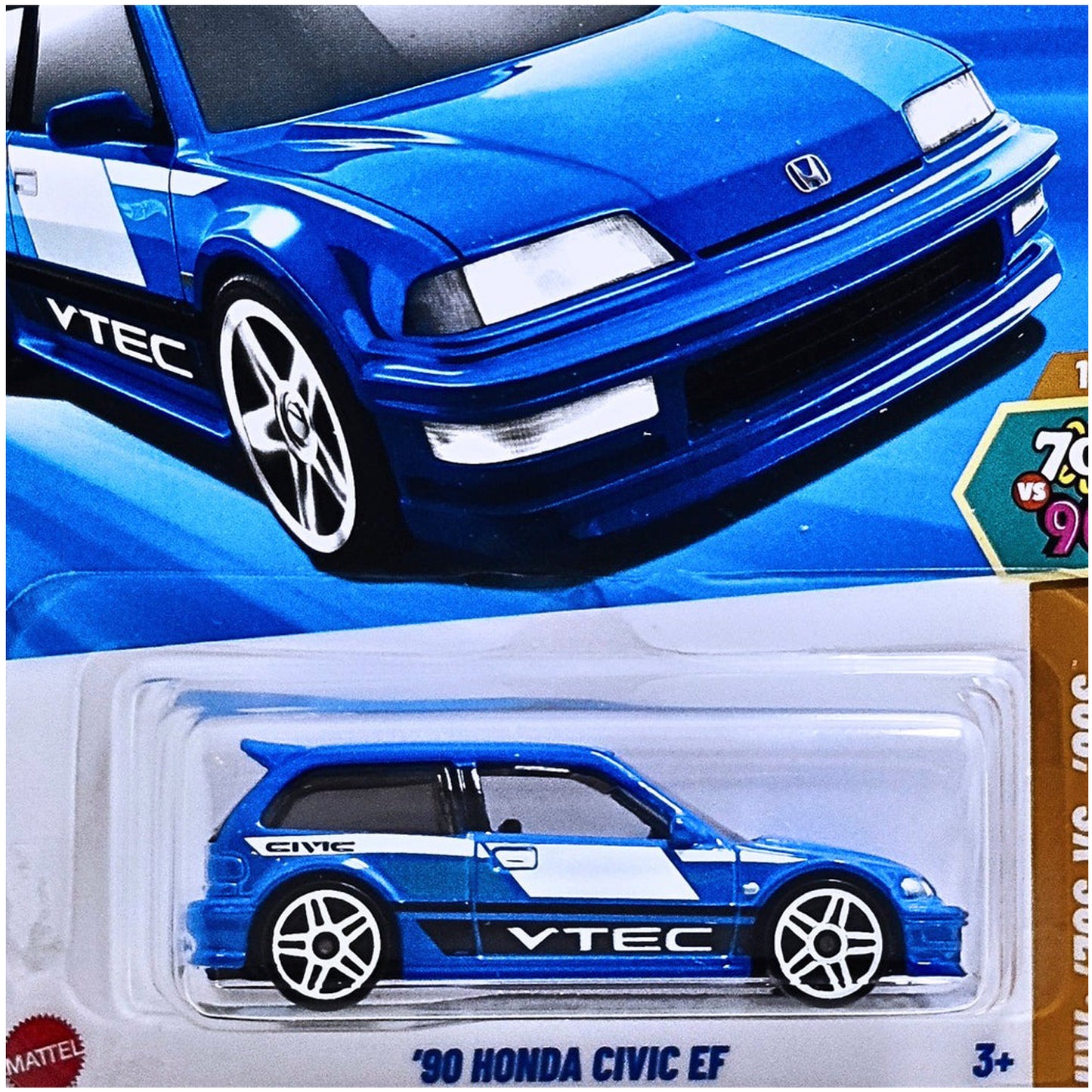 90 Honda Civic EF 28/250 - Azul