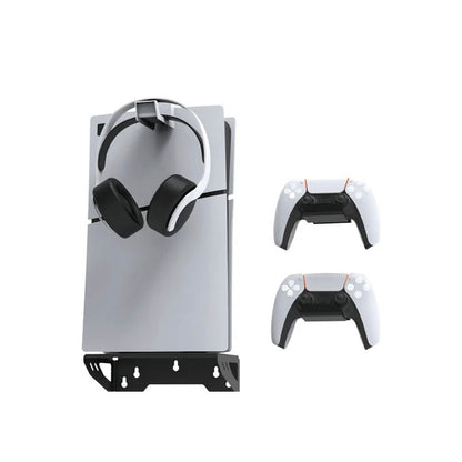 Base Soporte Metalico Para Pared Para Consola Ps5 Fat/Slim