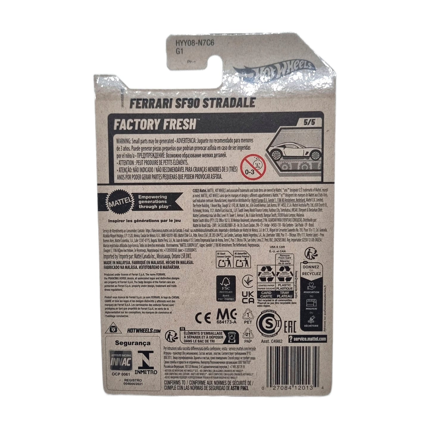 Ferrari SF90 Stradale 191/250 - Gris