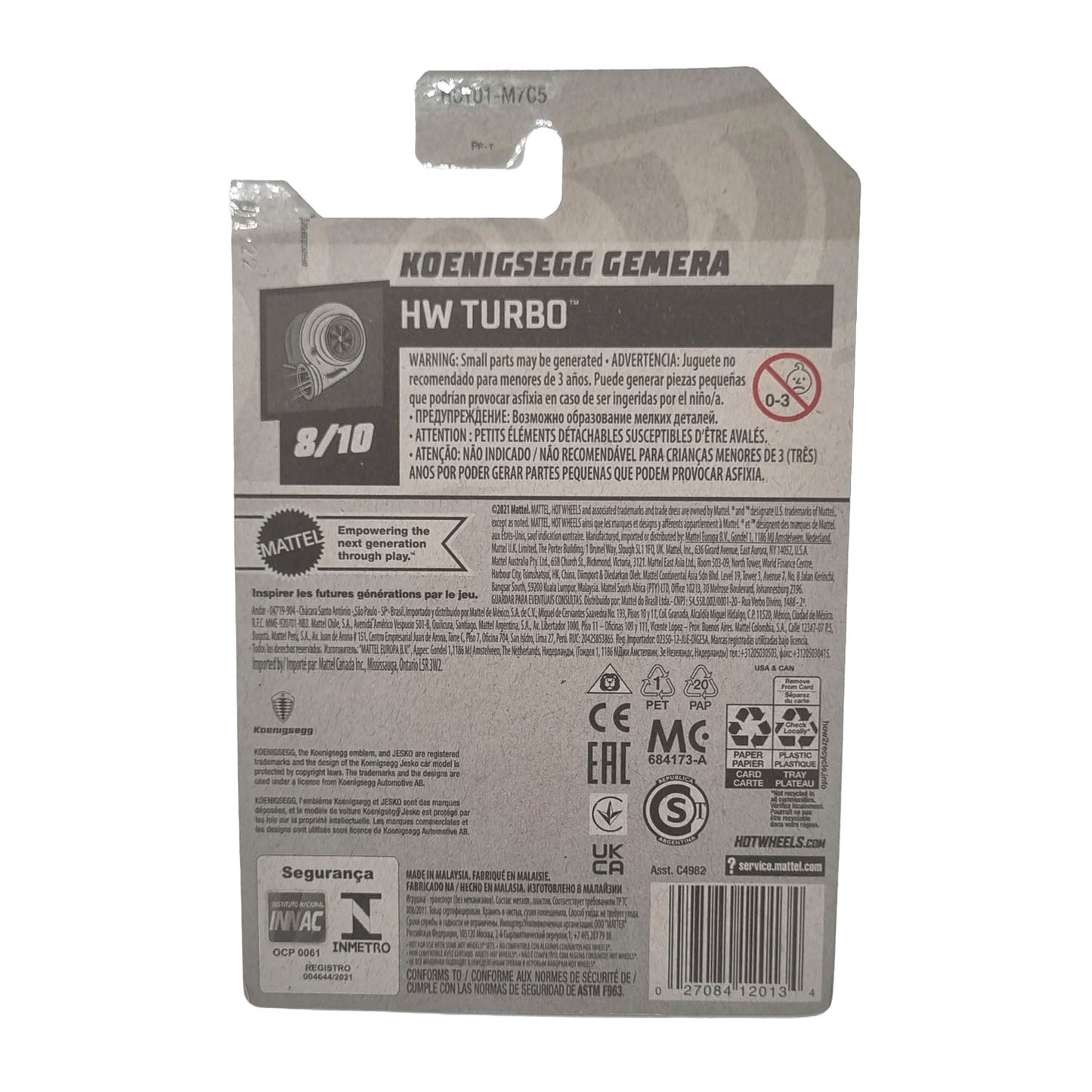 Koenigsegg Gemera 138/250 - Plateado