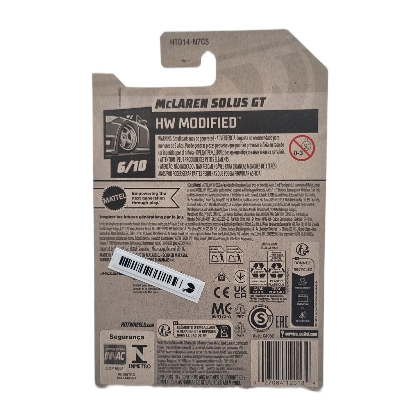 McLaren Solus Gt 70/250 - Naranja