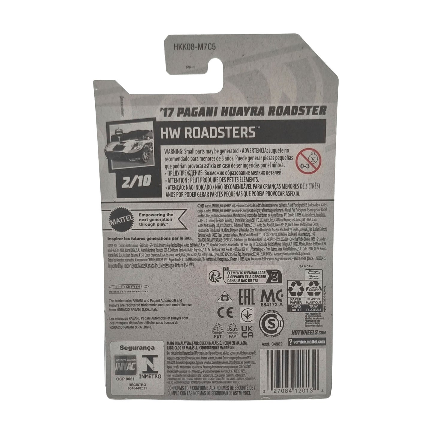 '17 Pagani Huayra Roadster 13/250 - Azul