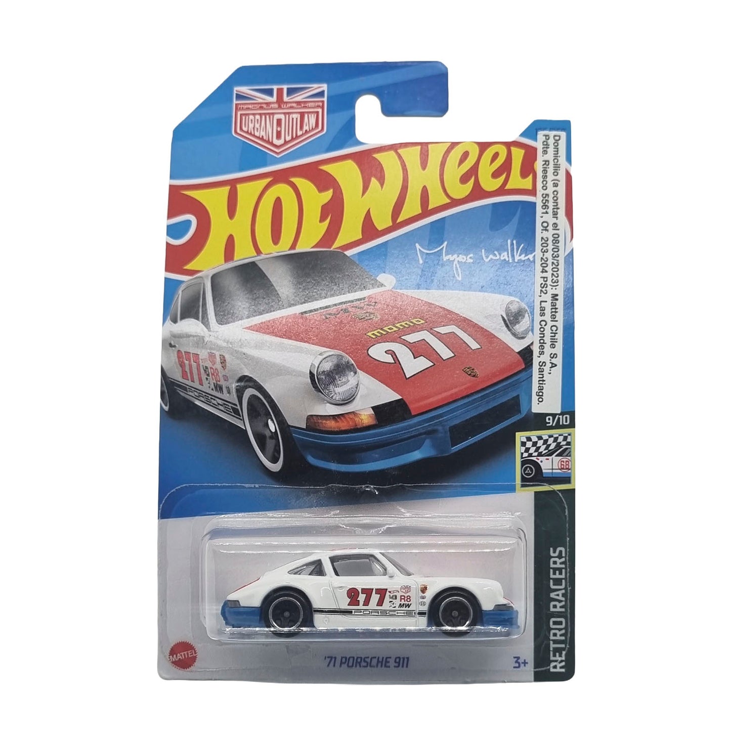 '71 Porsche 911 126/250 - Blanco