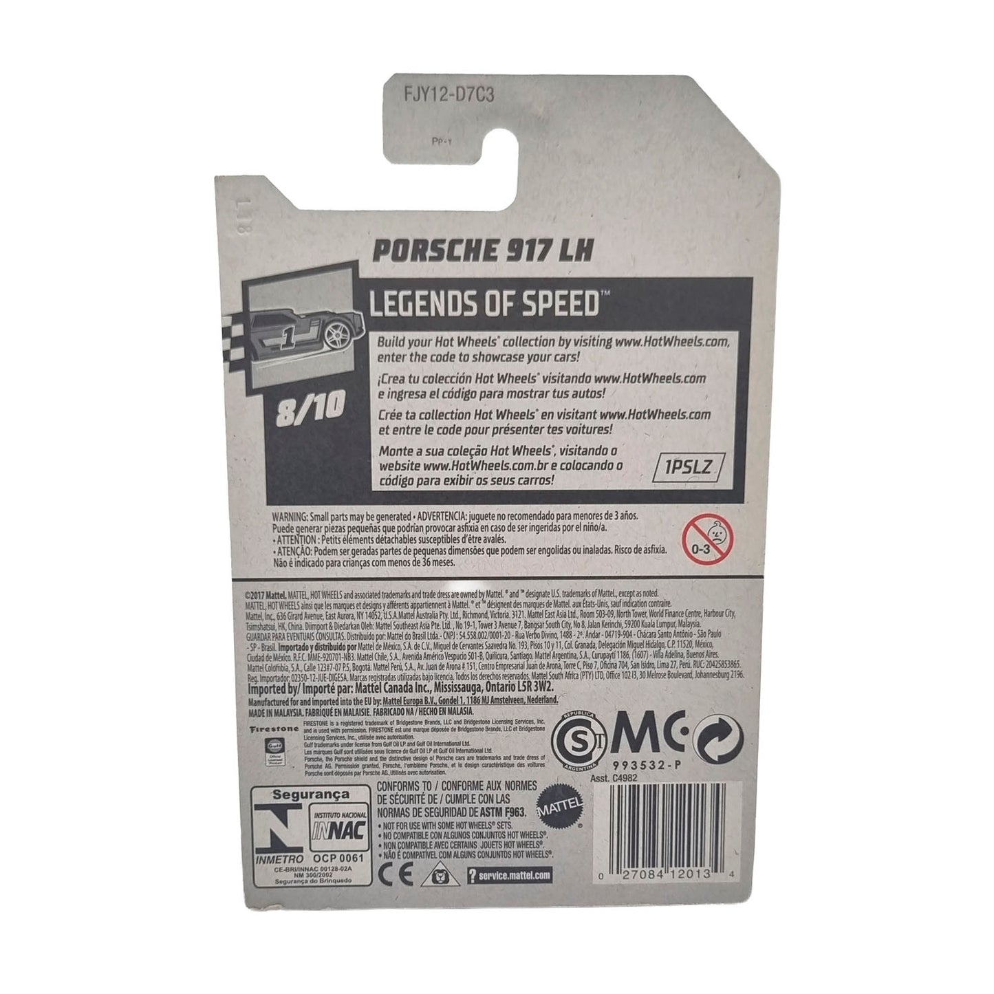 Porsche 917 LH 269/365 - Blanco (Gulf)