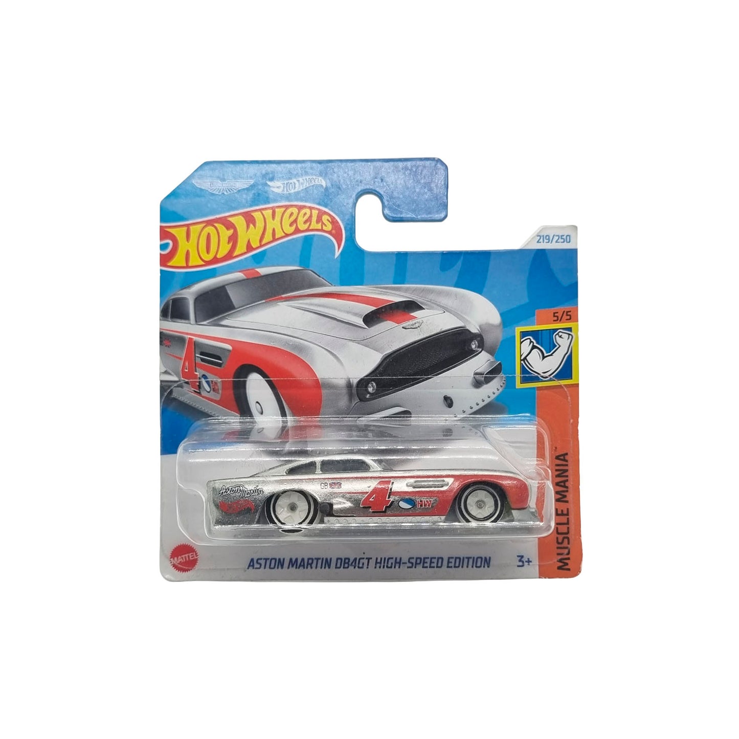 Aston Martin DB4GT High-Speed Edition 219/250 - Gris (ZAMAC) (Tarjeta Europea)