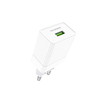 Cargador Rapido Qualcomm 3.0 18W White Borofone BA47A