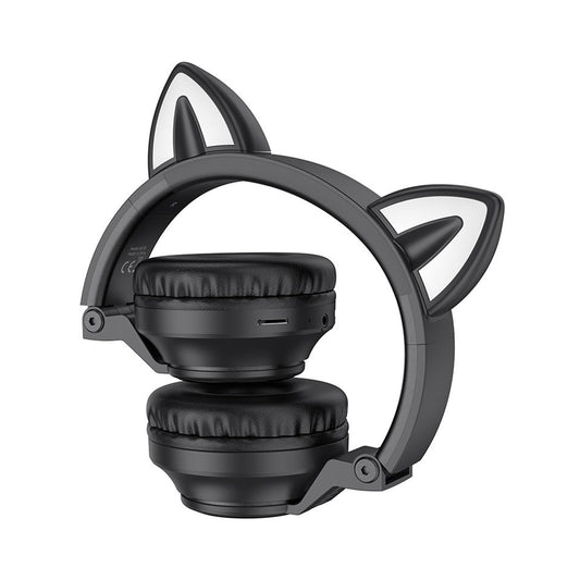 Audífono Kitty Bluettoth Borofone Bo18 Black