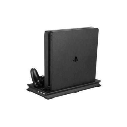 Base Enfriadora Con Cargador De Controles Para Ps4 Slim