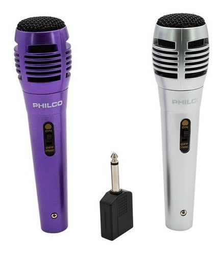 Set De Microfonos Karaoke Philco2 En 1 K2244 - Crazygames