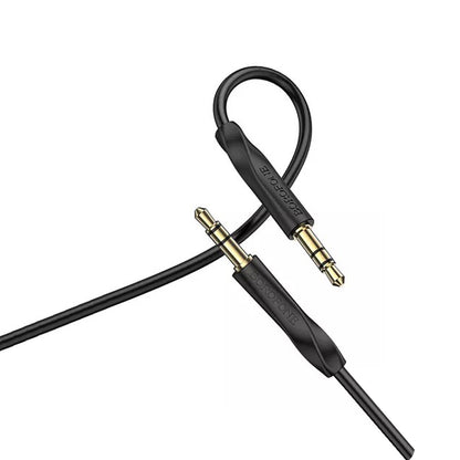 Cable Auxiliar Solo Audio Jack 3.5 a 3.5  1mts Borofone BL6