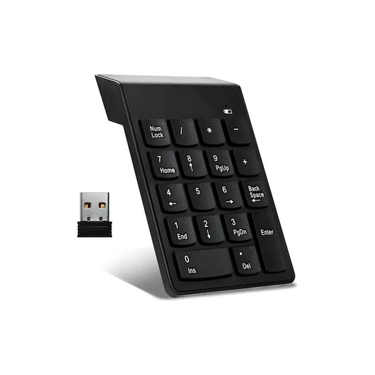 Mini Teclado Numerico Inalambrico 2.4 Black
