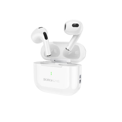 Audífono Bluetooth Tru Wireless Bw58 White Borofone