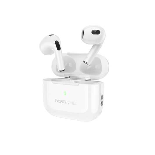 Audífono Bluetooth Tru Wireless Bw58 White Borofone