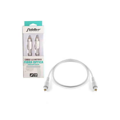 Cable Fibra Optica 1.8mts Conectores Toslink Fiddler