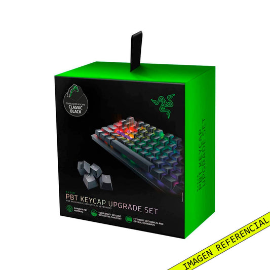 Keycaps Kit de 120 Teclas PBT Razer Black (OPEN BOX / SEGUNDA SELECCION)
