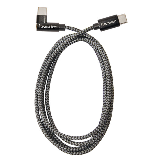 Cable Tipo-C a Tipo-C 2.0 60w Conector 90 Grados TM-200544