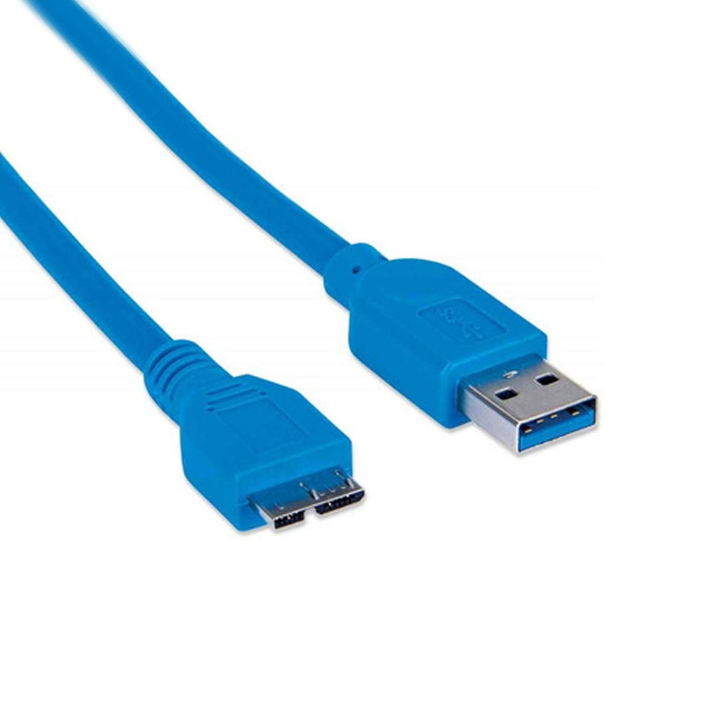 Cable Usb 3.2 Macho a Micro-b Macho 0.5 cm Azul Manhattan