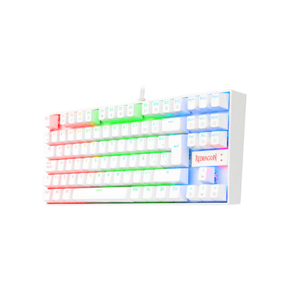 Teclado Mecanico Kumara White K552W-RGB Español Switch Blue