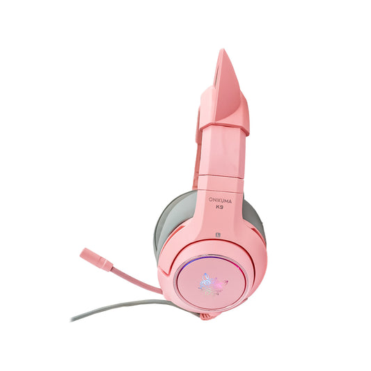 Audífono Gamer Kitty Onikuma K9 RGB Rosado - Jack 3.5