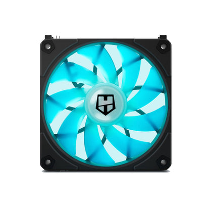 Pack 3 ventiladores Easy Link Argb Black Nox Hummer*