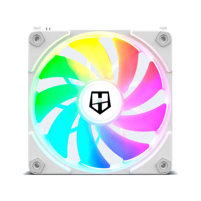 Pack 3 ventiladores Easy Link Argb White Nox Hummer