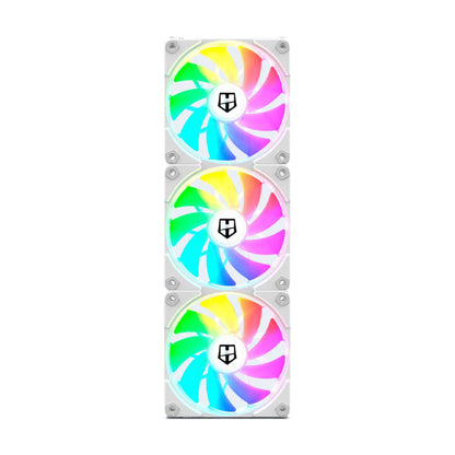 Pack 3 ventiladores Easy Link Argb White Nox Hummer
