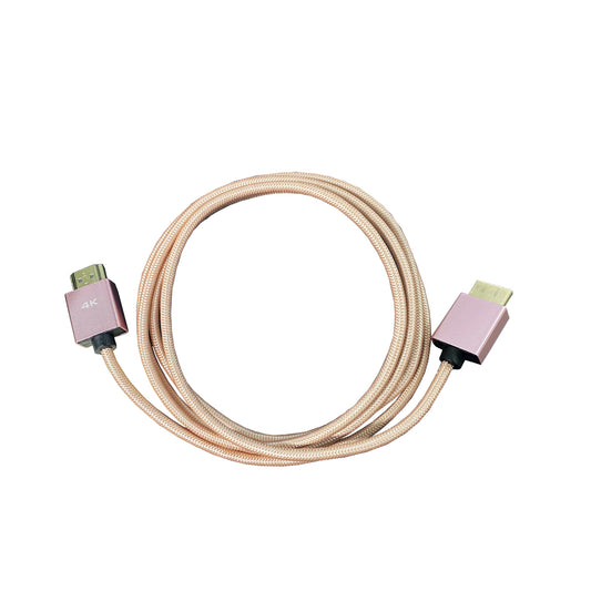Cable Hdmi 2.0 4k UHD - Rosado 1.5 Metros