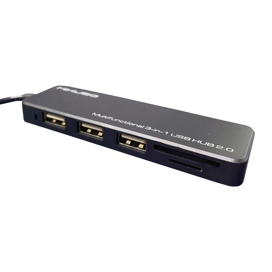 Hub Usb 2.0 + Lector Memoria Micro Sd / Sd Tf Hub-013