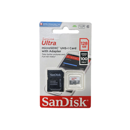 Memoria Micro Sd SanDisk 128gb Clase 10 / 100mbps