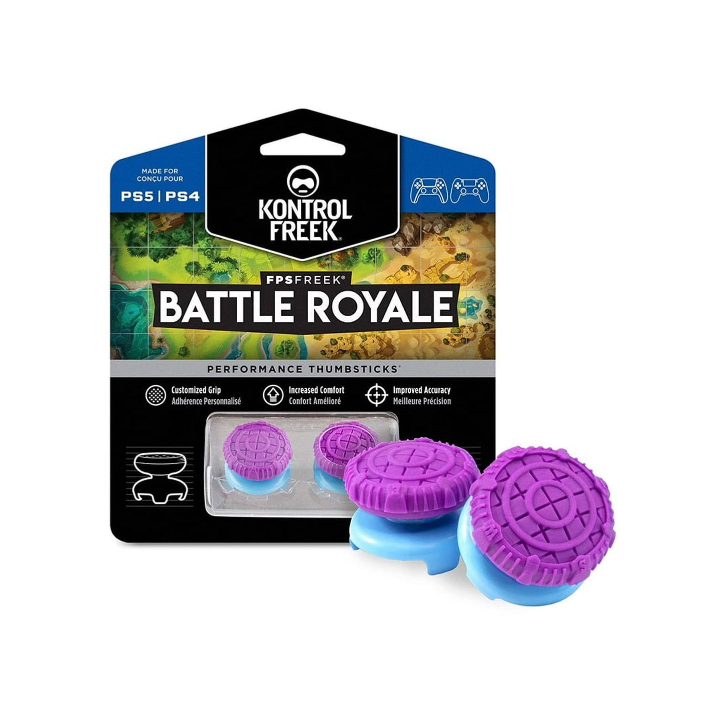 Kontrol Freek Battle Royale Purpura Compatible Con Ps4 Ps5