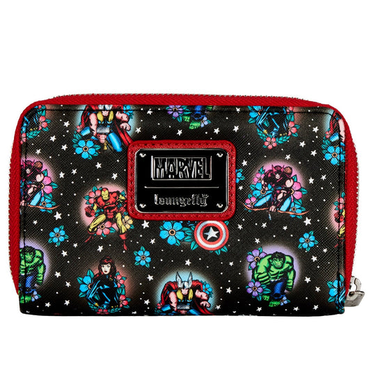 Billetera Loungefly Marvel Avengers Tatto