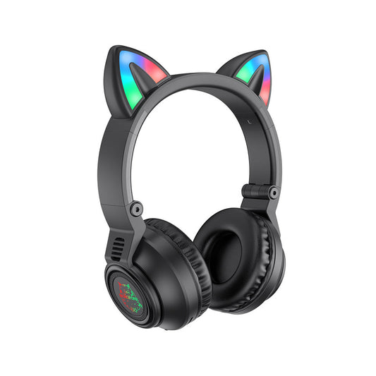 Audífono Kitty Bluettoth Borofone Bo18 Black