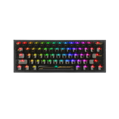 Teclado Mecánico Redragon Fizz 60% Rgb Transparente Black