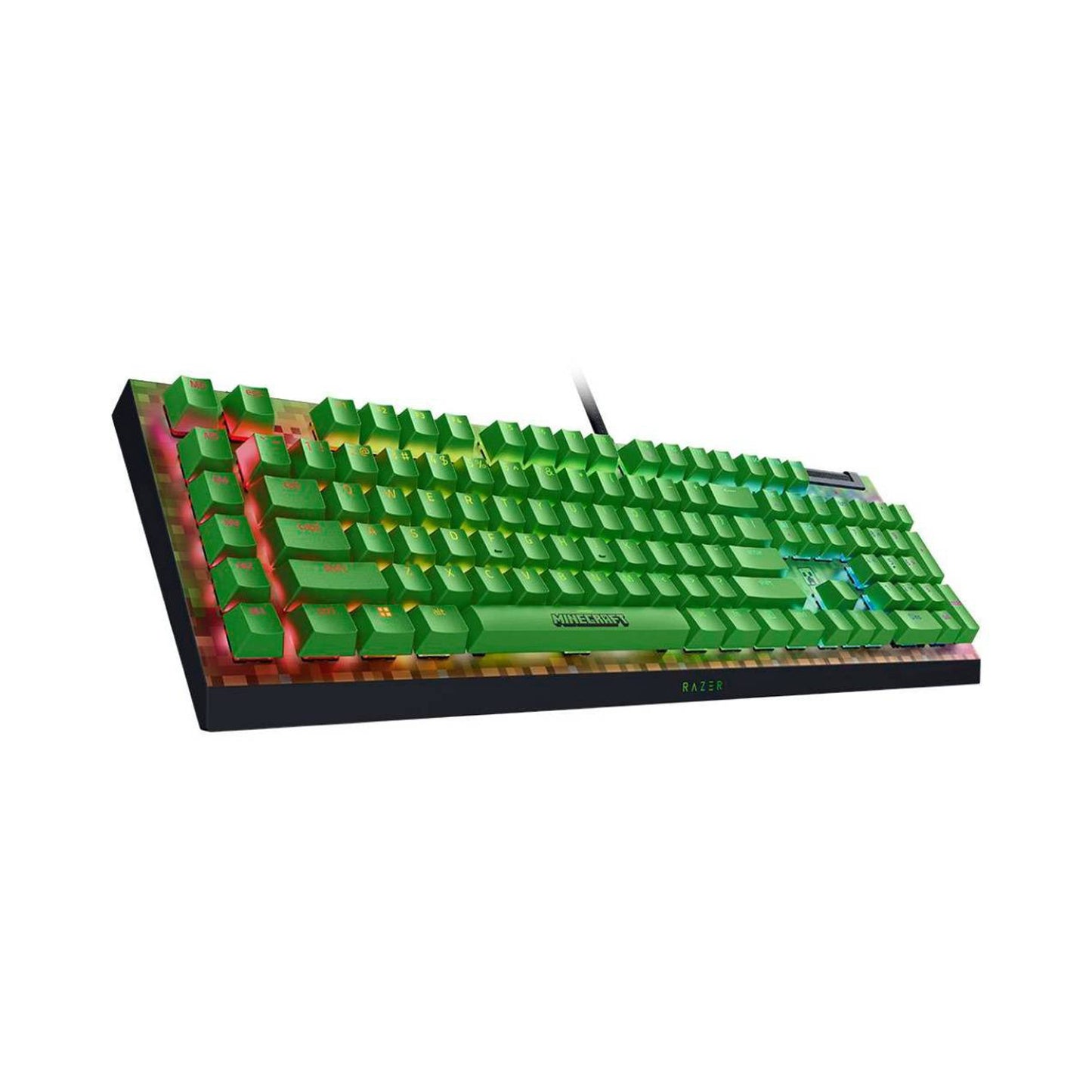 Teclado Mecanico Blackwidow V4 X Edicion Minecraft Green Switch*