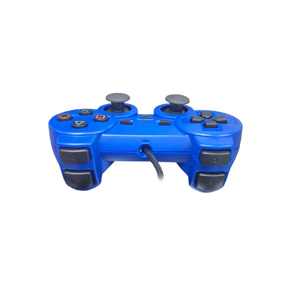 Joystick compatible Ps2 Control Doble Shock Azul