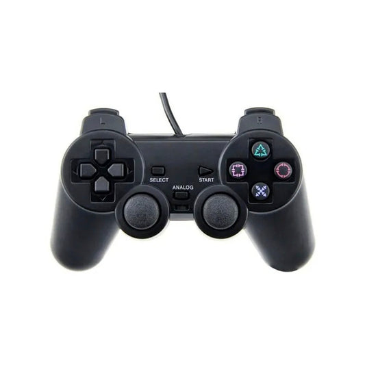 Joystick compatible Ps2 Control Doble Shock negro