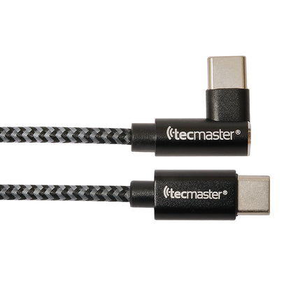 Cable Tipo-C a Tipo-C 2.0 60w Conector 90 Grados TM-200544