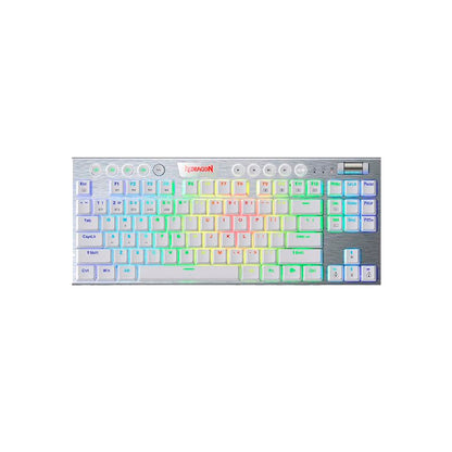 Teclado Gamer Redragon Horus TKL White K621 Sw Red Wireless