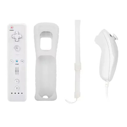 Control Remoto Y Nunchuck Para WII / Wiiu - Blanco