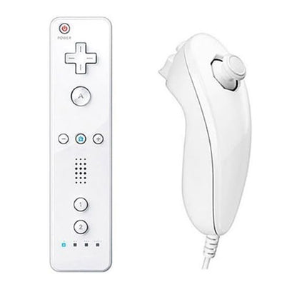 Control Remoto Y Nunchuck Para WII / Wiiu - Blanco
